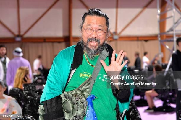 Takashi Murakami attends the Raf Simons Menswear Spring Summer 2020 show as part of Paris Fashion Week on June 19, 2019 in Paris, France.