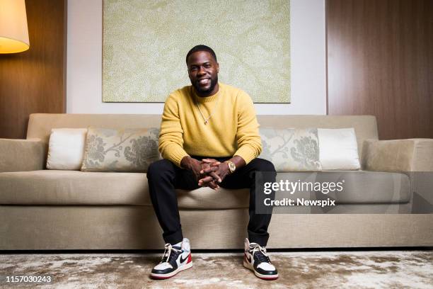 Actor and comedian Kevin Hart poses during a photo shoot in Sydney, New South Wales.