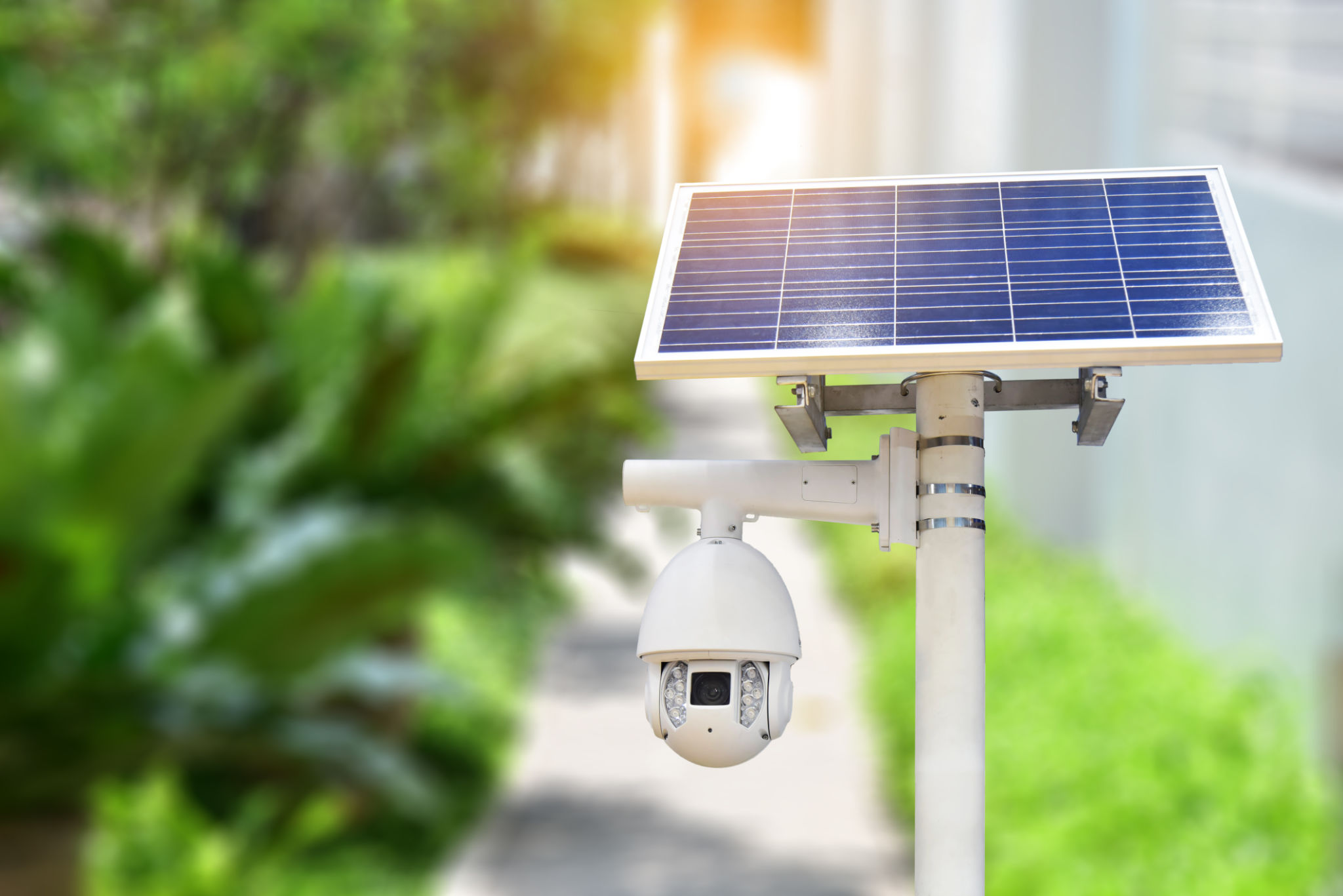 portable solar camera