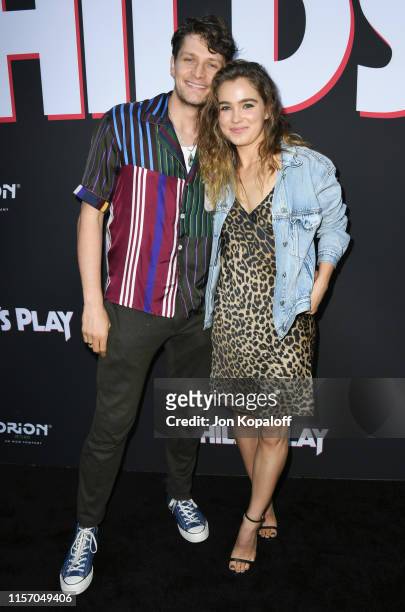 Brett Dier and Haley Lu Richardson attend the Premiere of Orion Pictures and United Artists Releasing's "Child's Play" at ArcLight Hollywood on June...