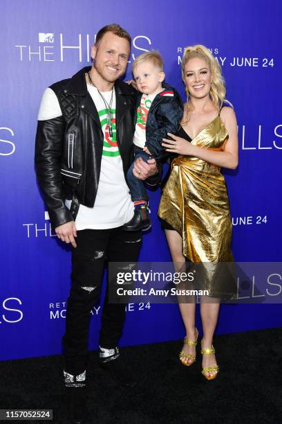 Spencer Pratt, Connor Pratt and Heidi Pratt attend the premiere of MTV's "The Hills: New Beginnings" at Liaison on June 19, 2019 in Los Angeles,...