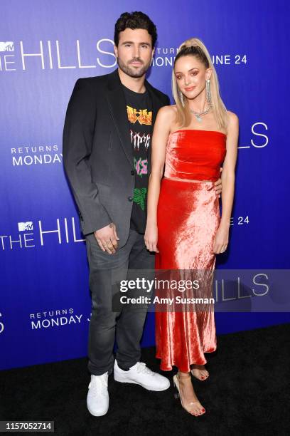 Brody Jenner and Kaitlynn Carter Jenner attend the premiere of MTV's "The Hills: New Beginnings" at Liaison on June 19, 2019 in Los Angeles,...