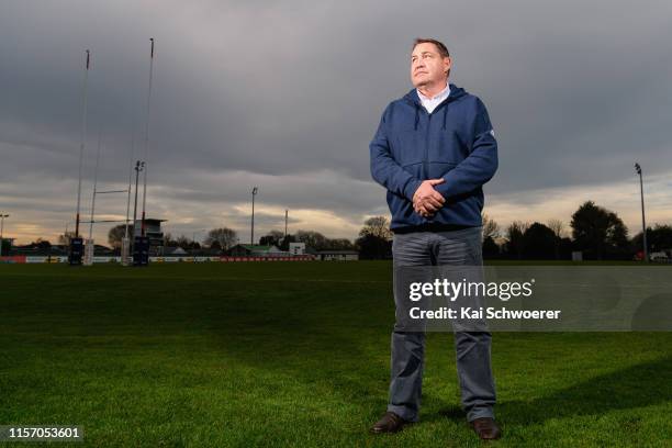 All Blacks Head Coach Steve Hansen poses following a media opportunity. All Blacks Forwards Coach Mike Cron today announced that this will be his...