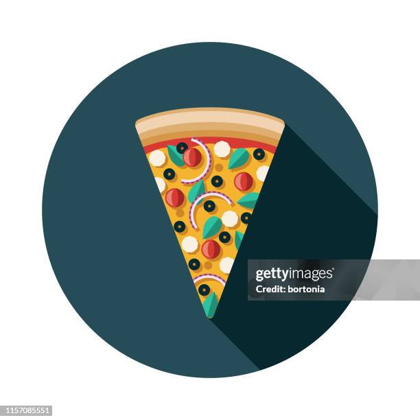 greek pizza icon - feta cheese stock illustrations