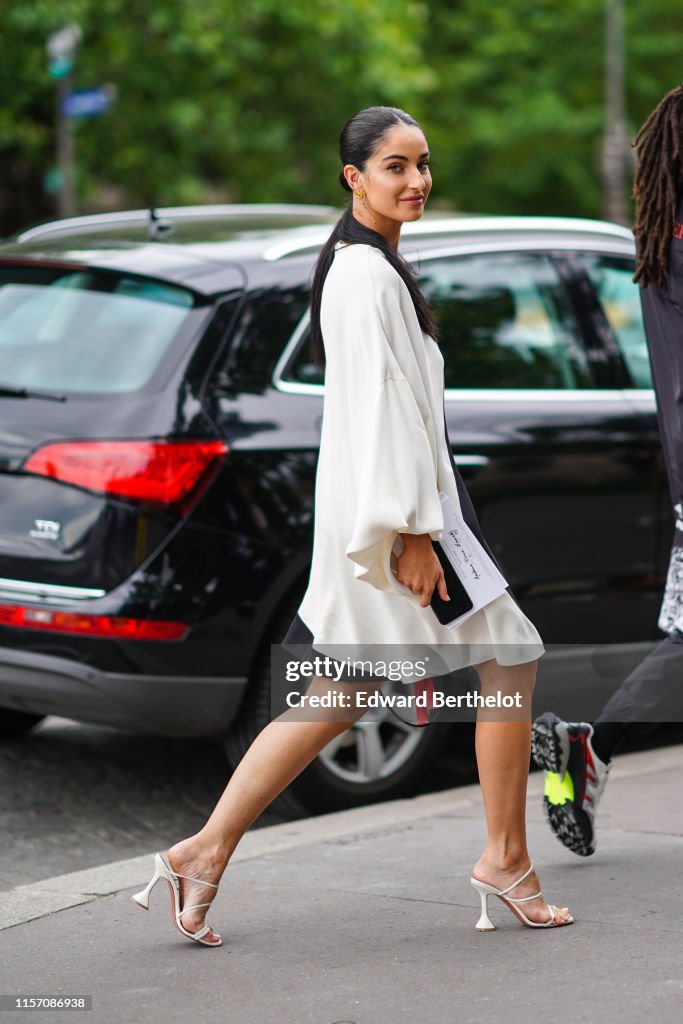 Street Style : Paris Fashion Week - Menswear Spring/Summer 2020 : Day Two