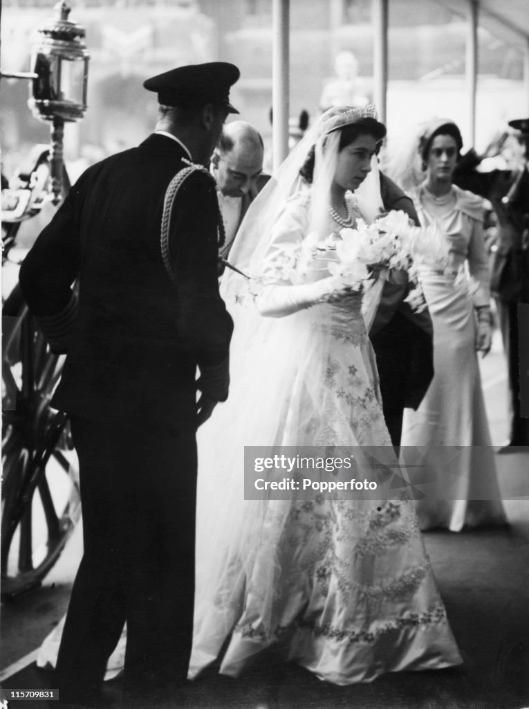 Princess Elizabeth On Her Wedding Day