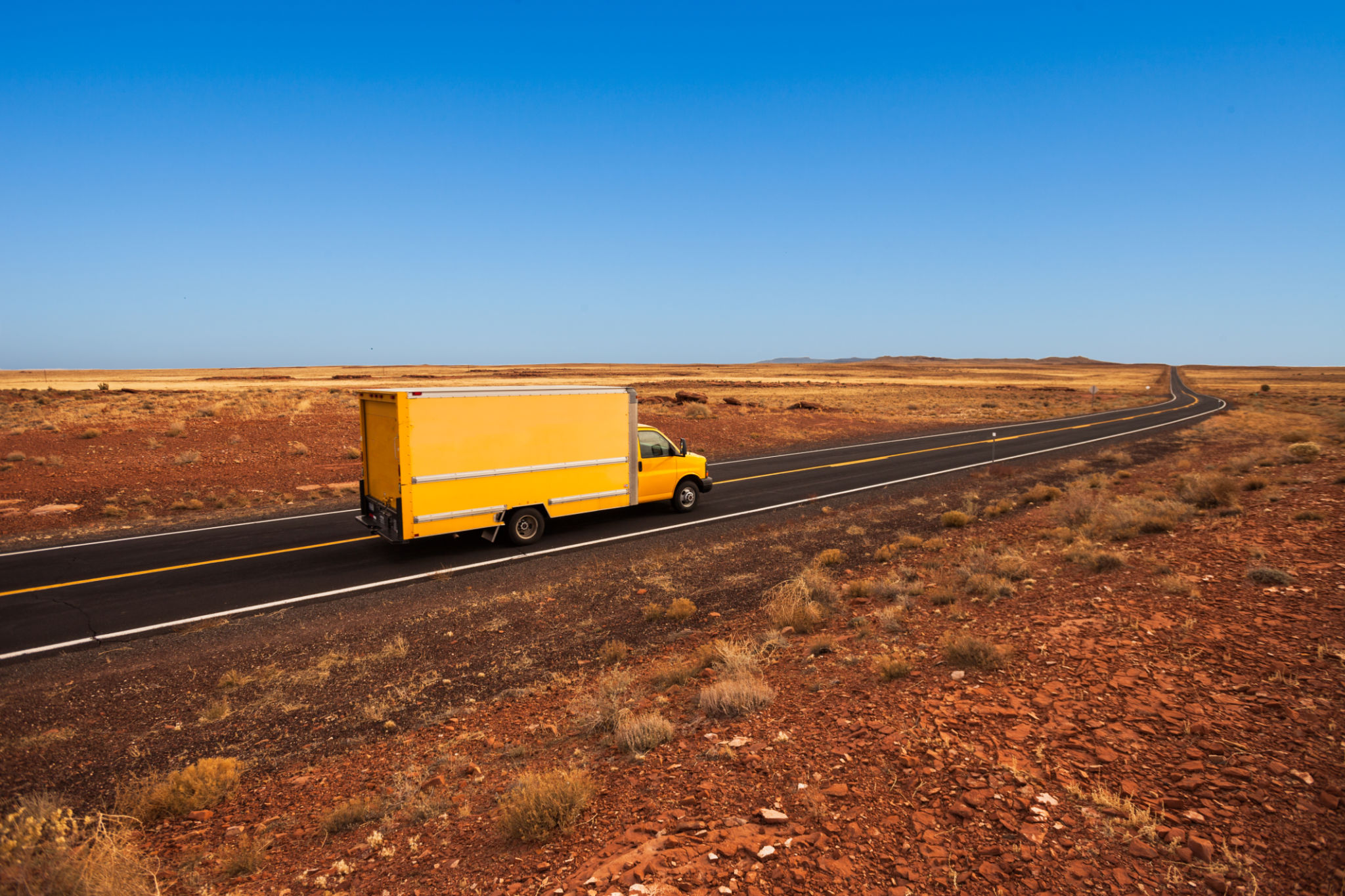 summer moving truck