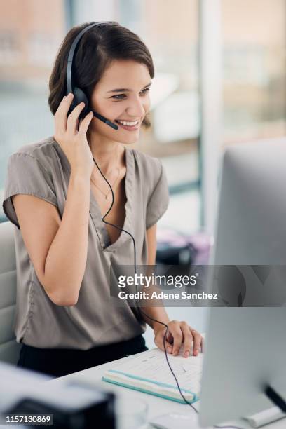 sure, i will do that for you, no problem - call center headset stock pictures, royalty-free photos & images