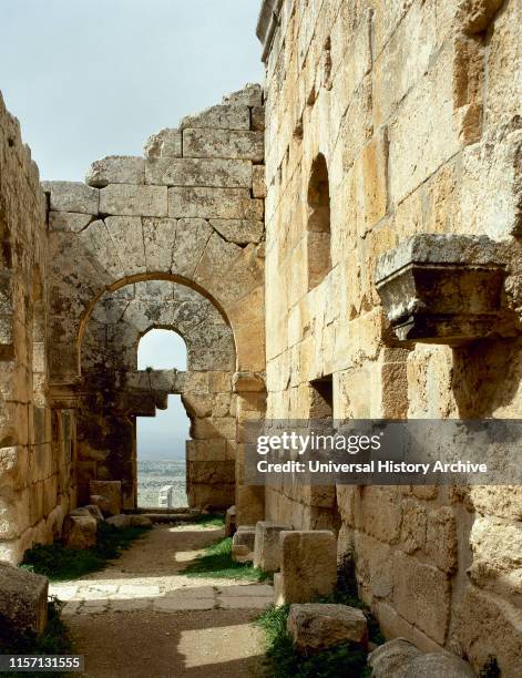 Stylite Column 15 Church Of St Simeon Stylites Stock Photos, High-Res Pictures, and ...