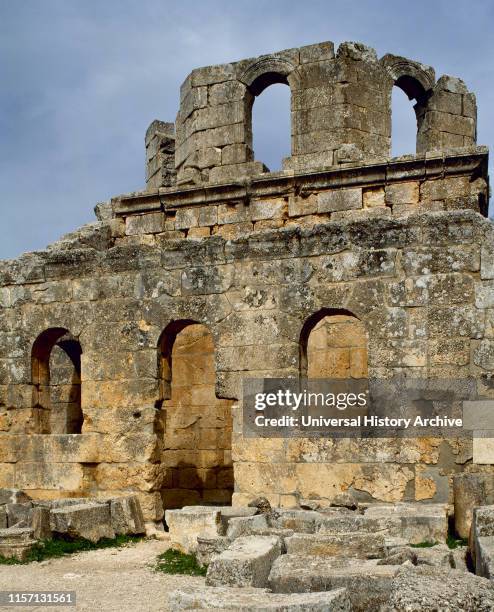 Stylite Column 15 Church Of St Simeon Stylites Stock Photos, High-Res Pictures, and ...