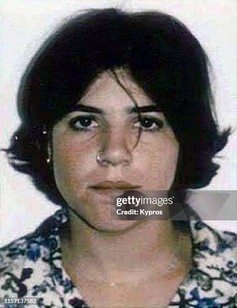 In this handout, American tennis player Jennifer Capriati in a mug shot following her arrest with possession of marijuana, Florida, US, 16th May 1994.