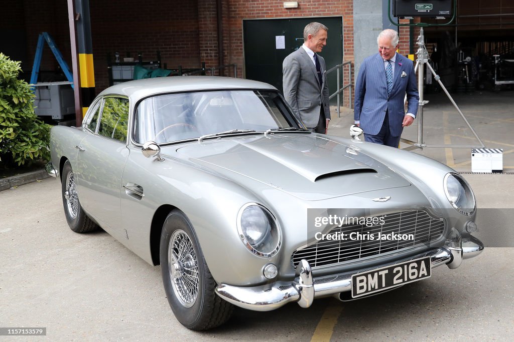 The Prince Of Wales Visits The James Bond Set