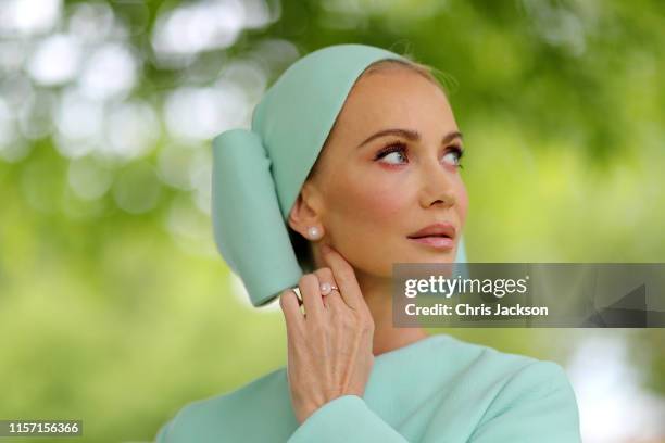 Tatiana Korsakova attends Ladies Day at Royal Ascot Racecourse on June 20, 2019 in Ascot, England.