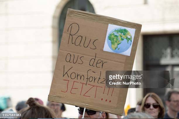 On July 21 more than ten thousand people demonstrated for a better climate policy and against the climate crisis in Munich.