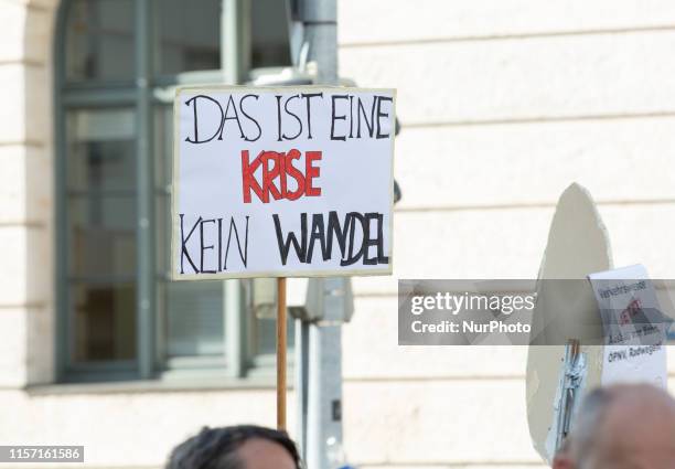 On July 21 more than ten thousand people demonstrated for a better climate policy and against the climate crisis in Munich.