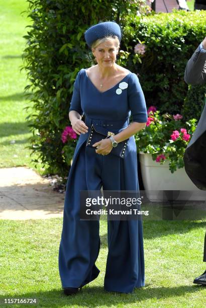 Sophie, Countess of Wessex attends day three, Ladies Day, of Royal Ascot at Ascot Racecourse on June 20, 2019 in Ascot, England.