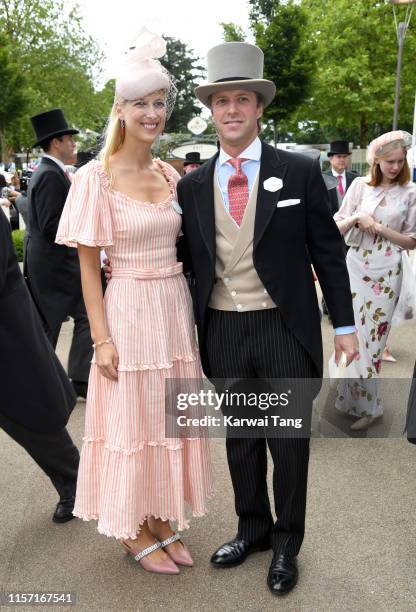 Lady Gabriella Windsor and Thomas Kingston attend day three, Ladies Day, of Royal Ascot at Ascot Racecourse on June 20, 2019 in Ascot, England.