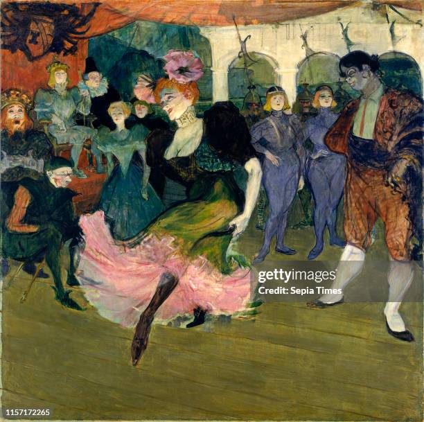 Henri de Toulouse-Lautrec, Marcelle Lender Dancing the Bolero in 'Chilperic', French, 1864 - 1901, 1895-1896, oil on canvas.