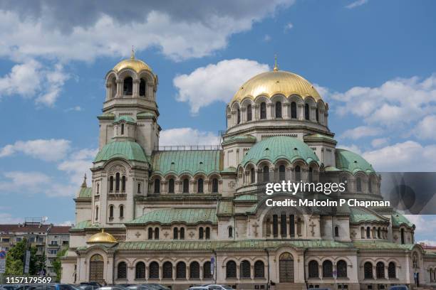 saint aleksandar nevski cathedral, sofia, bulgaria - sofia stock pictures, royalty-free photos & images