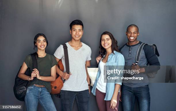 estamos aquí para hacer la calificación - chinese female university student portrait fotografías e imágenes de stock