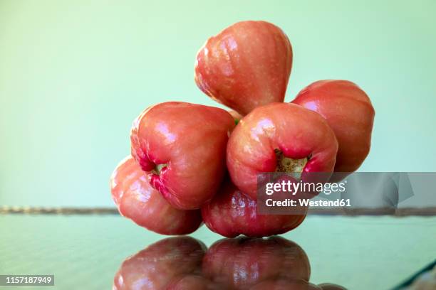 rose apples - water apples stock pictures, royalty-free photos & images