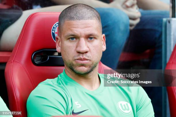 Jeffrey Bruma of VfL Wolfsburg during the match between PSV v Wolfsburg at the Philips Stadium on July 17, 2019 in Eindhoven Netherlands