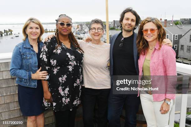 Reporter Kathleen Matthews, Directors Lisa Cortes, Julia Reichert, AJ Eaton and Irene Taylor Brodsky attend Morning Coffee during the 2019 Nantucket...