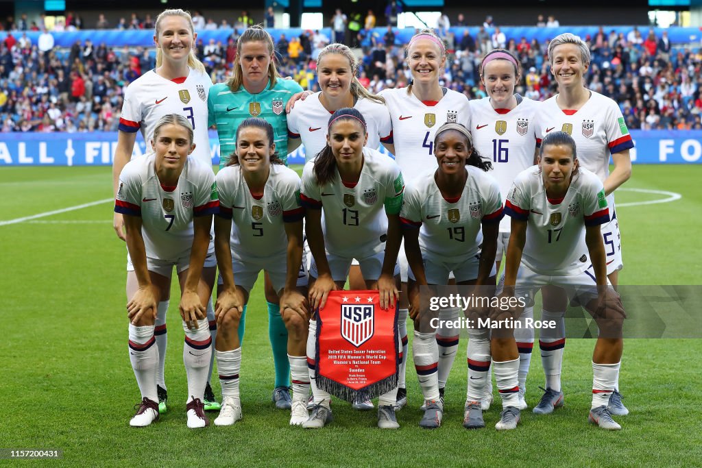 Sweden v USA: Group F - 2019 FIFA Women's World Cup France