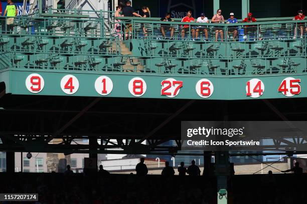 red sox retired numbers