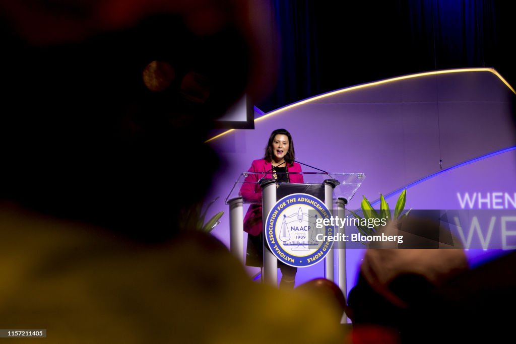 House Speaker Nancy Pelosi And Democratic Leaders Speaks At NAACP Convention