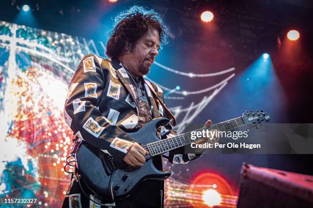 Steve Lukather from TOTO onstage at the Over Oslo Festival on June 20, 2019 in Oslo, Norway.