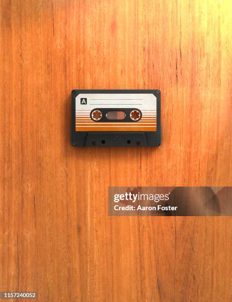 cassette tape - audiocassette stock-fotos und bilder