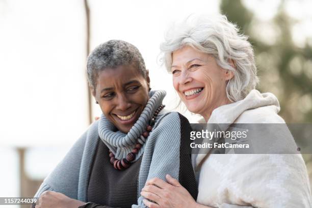 friendship for a lifetime - mammogram diversity stock pictures, royalty-free photos & images