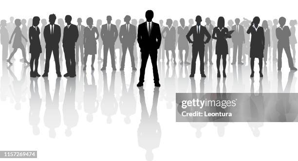 leadership - surrounded by light stock illustrations