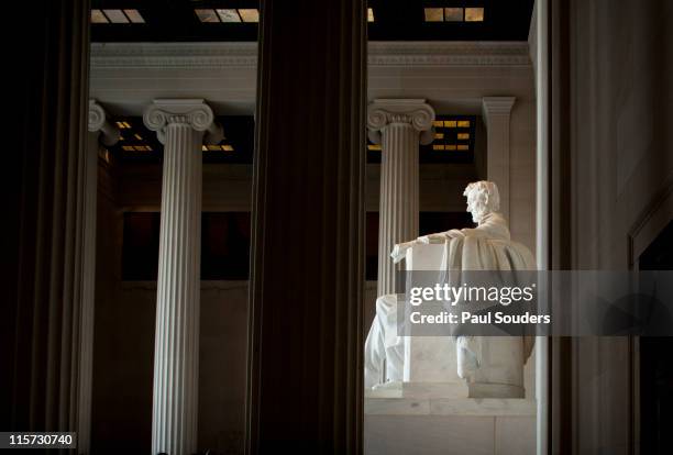 lincoln memorial, washington, dc - lincoln monument stock pictures, royalty-free photos & images