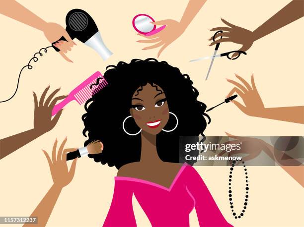 illustrations, cliparts, dessins animés et icônes de institut - maquillage professionnel