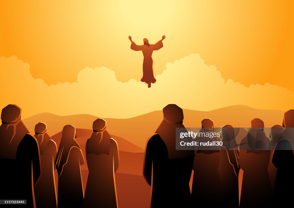 The ascension of Jesus