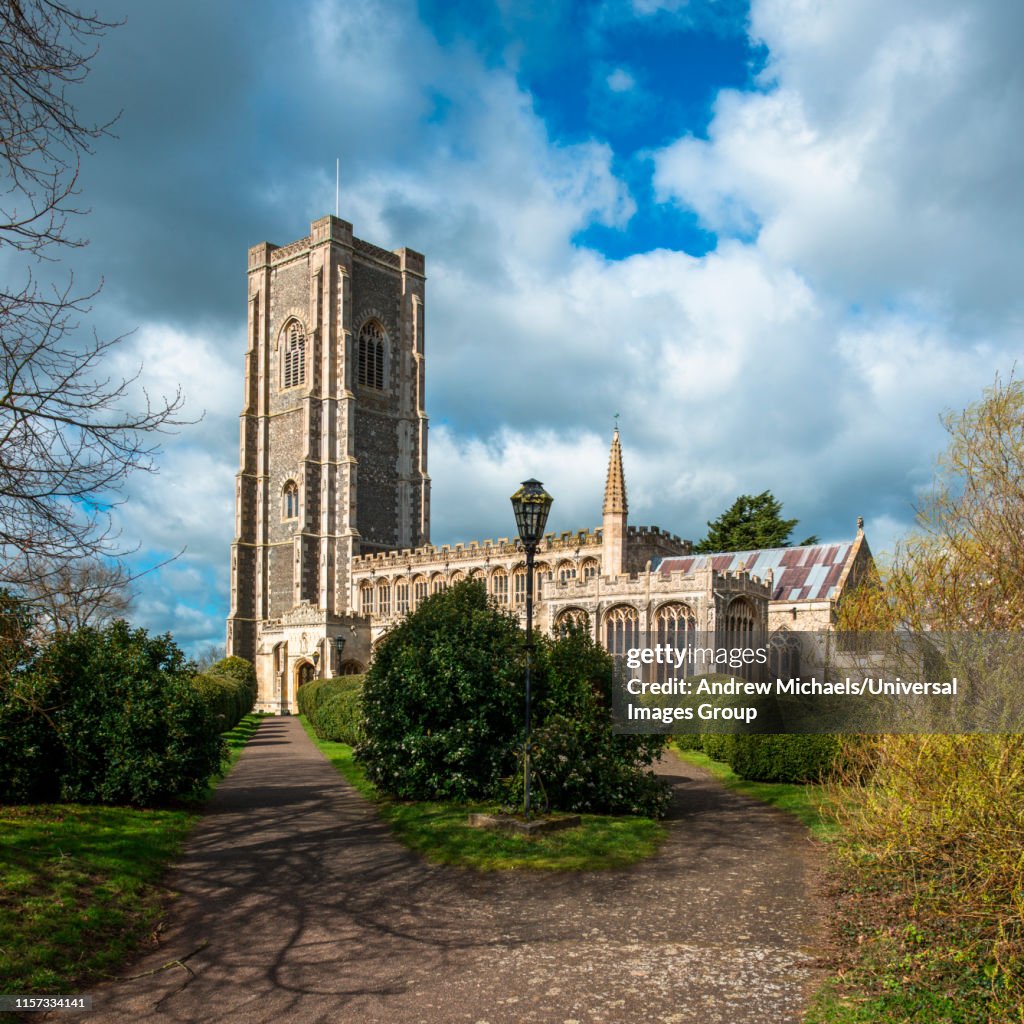 St Peter and St Paul's Parish Church, Lavenham village, Suffolk, England, UK.