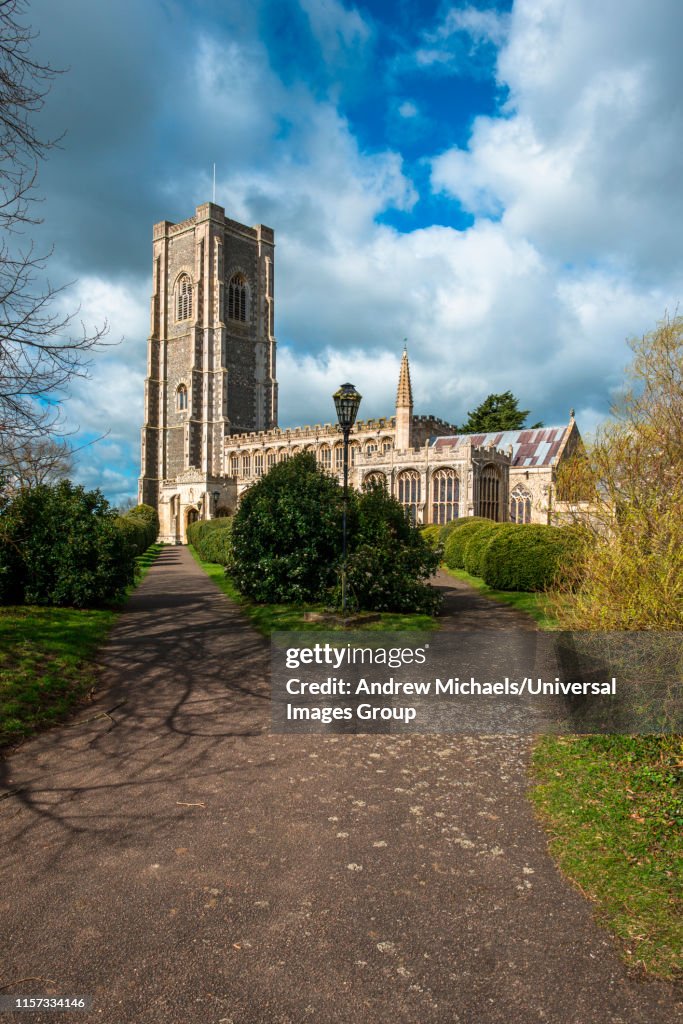 St Peter and St Paul's Parish Church, Lavenham village, Suffolk, England, UK.