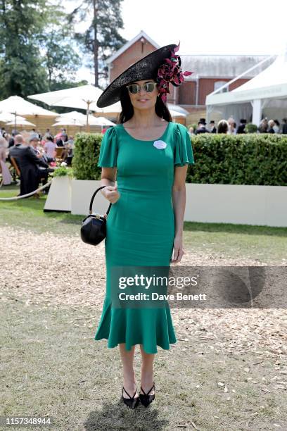 Demi Moore on day 4 of Royal Ascot at Ascot Racecourse on June 21, 2019 in Ascot, England.