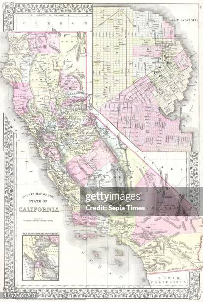 Ca Map Inset Examples Inset Chart Photos and Premium High Res Pictures - Getty Images