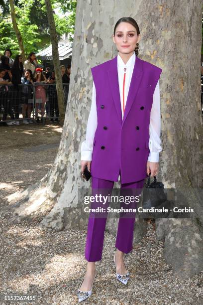 Olivia Palermo attends the Berluti Menswear Spring Summer 2020 show as part of Paris Fashion Week on June 21, 2019 in Paris, France.