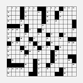Vector Crossword Puzzle