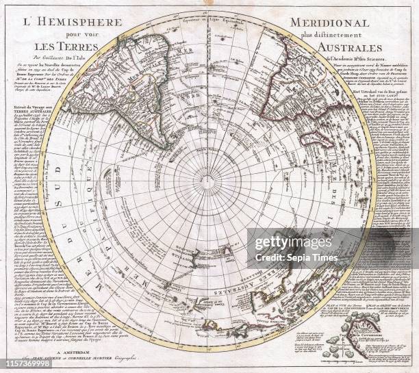 Map Aouther Map Of Southern Hemisphere Photos et images de collection - Getty Images