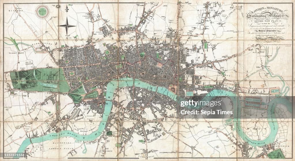 Mogg Pocket or Case Map of London