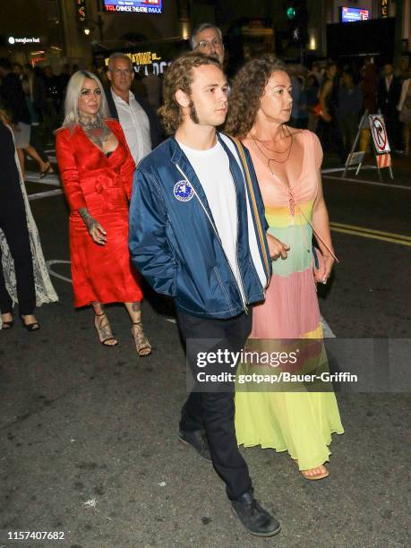 Jack Perry and Rachel Sharp are seen on July 22, 2019 in Los Angeles, California.