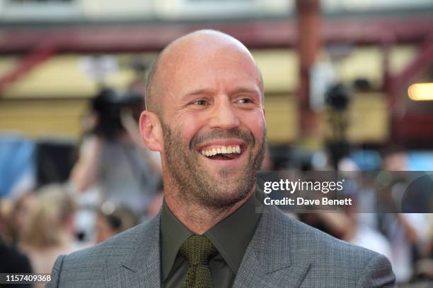 Jason Statham attends a special screening of "Fast & Furious: Hobbs & Shaw" at The Curzon Mayfair on July 23, 2019 in London, England.