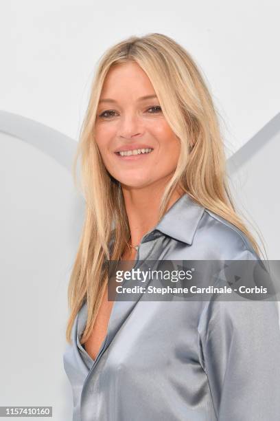 Kate Moss attends the Dior Homme Menswear Spring Summer 2020 show as part of Paris Fashion Week on June 21, 2019 in Paris, France.