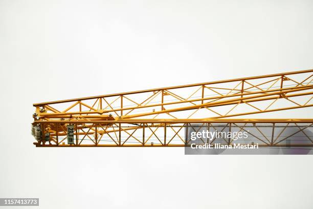 crop of a crane - wuhan stock pictures, royalty-free photos & images