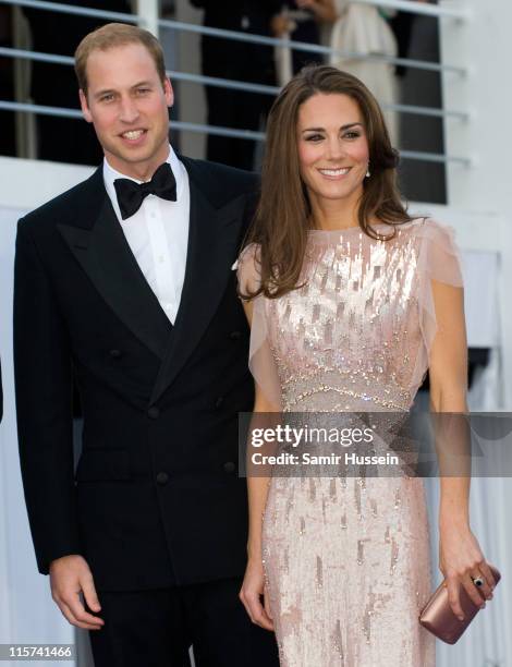 Prince William, Duke of Cambridge and Catherine, Duchess of Cambridge attend the 10th Annual ARK Gala Dinner at Kensington Palace on June 9, 2011 in...